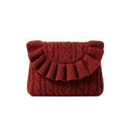Ruff clutch bag_レッド