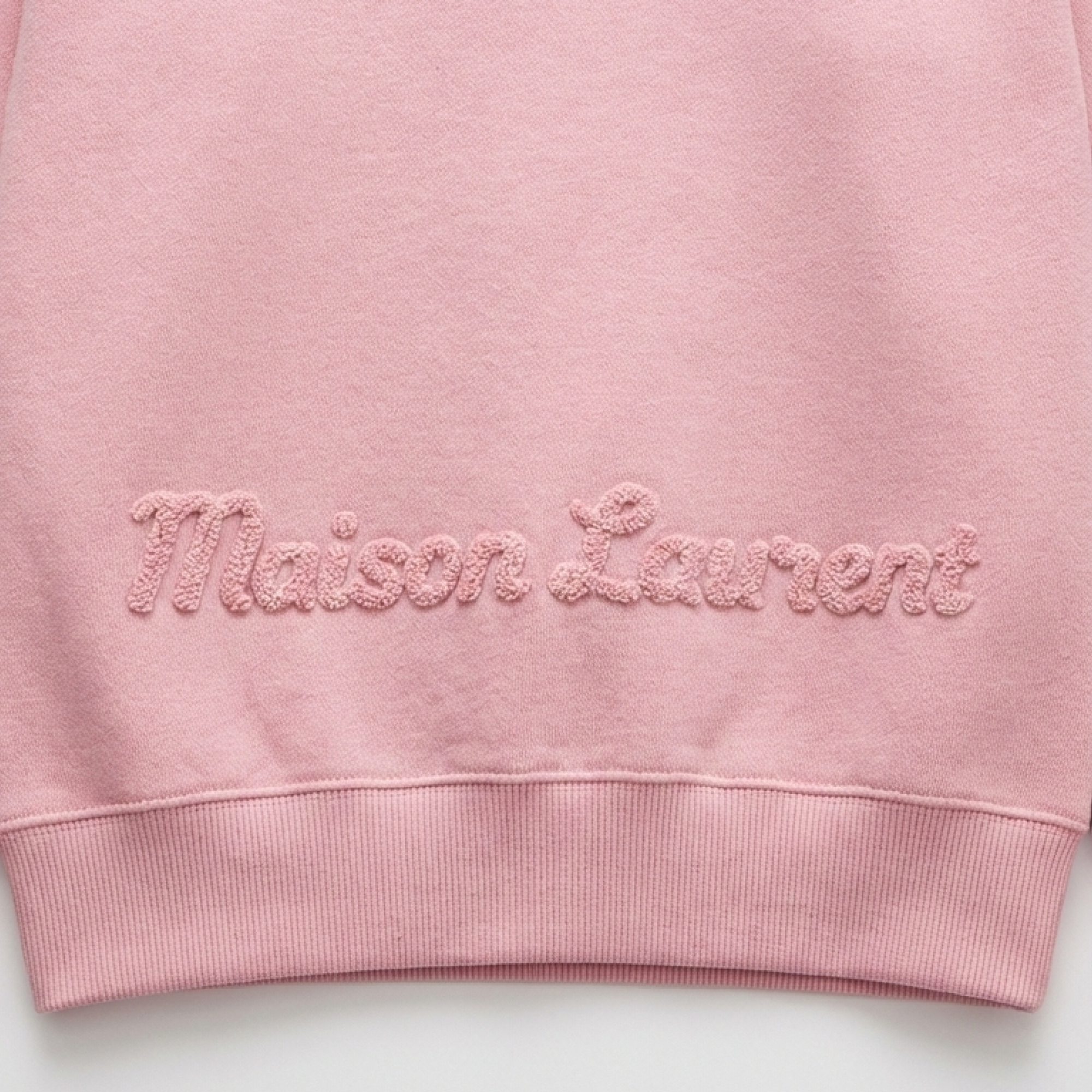 Bouclé Logo Sweatshirt_ピンク