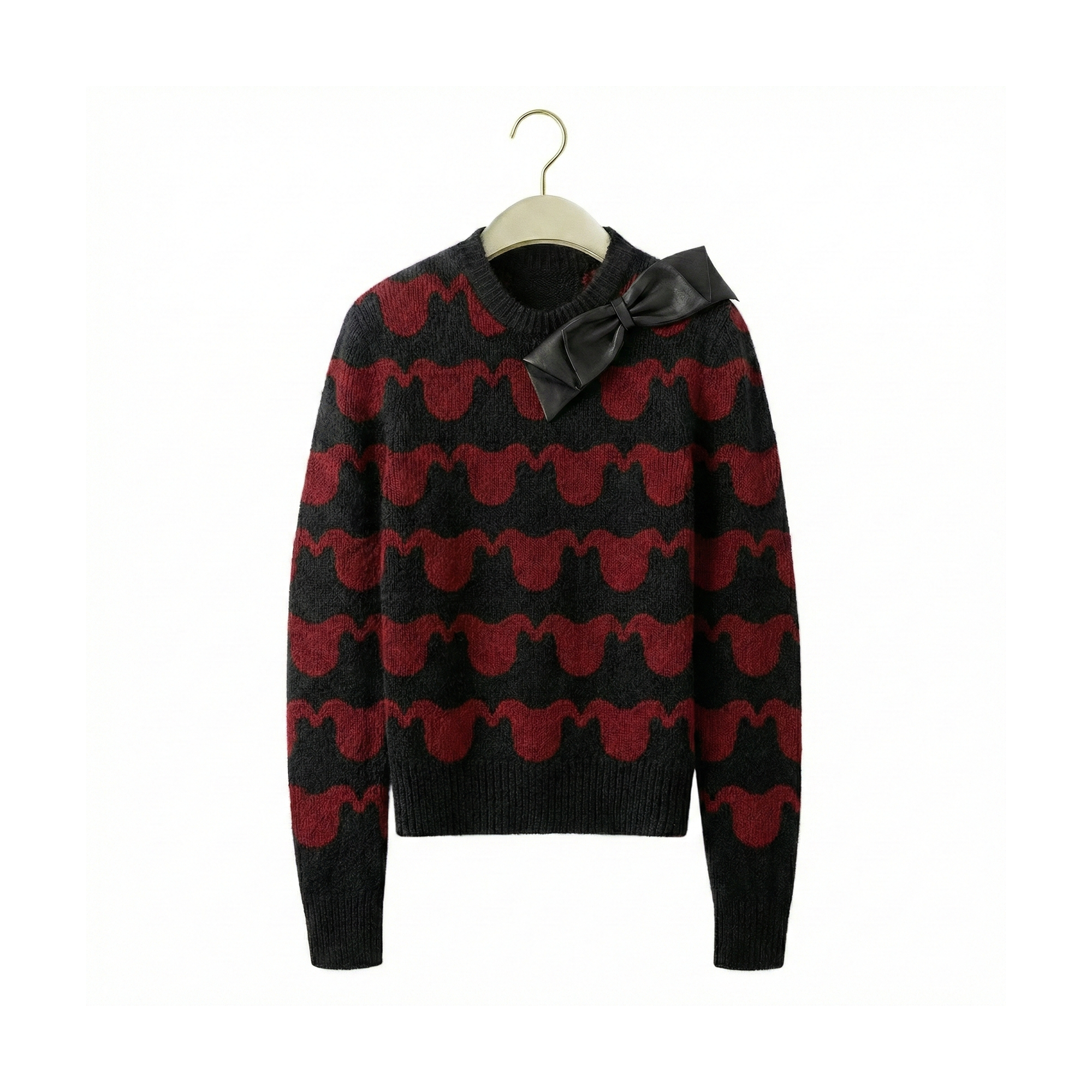 Ribbon Sweater_レッド