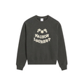 Bouclé Typo Logo Sweatshirt_ブラック