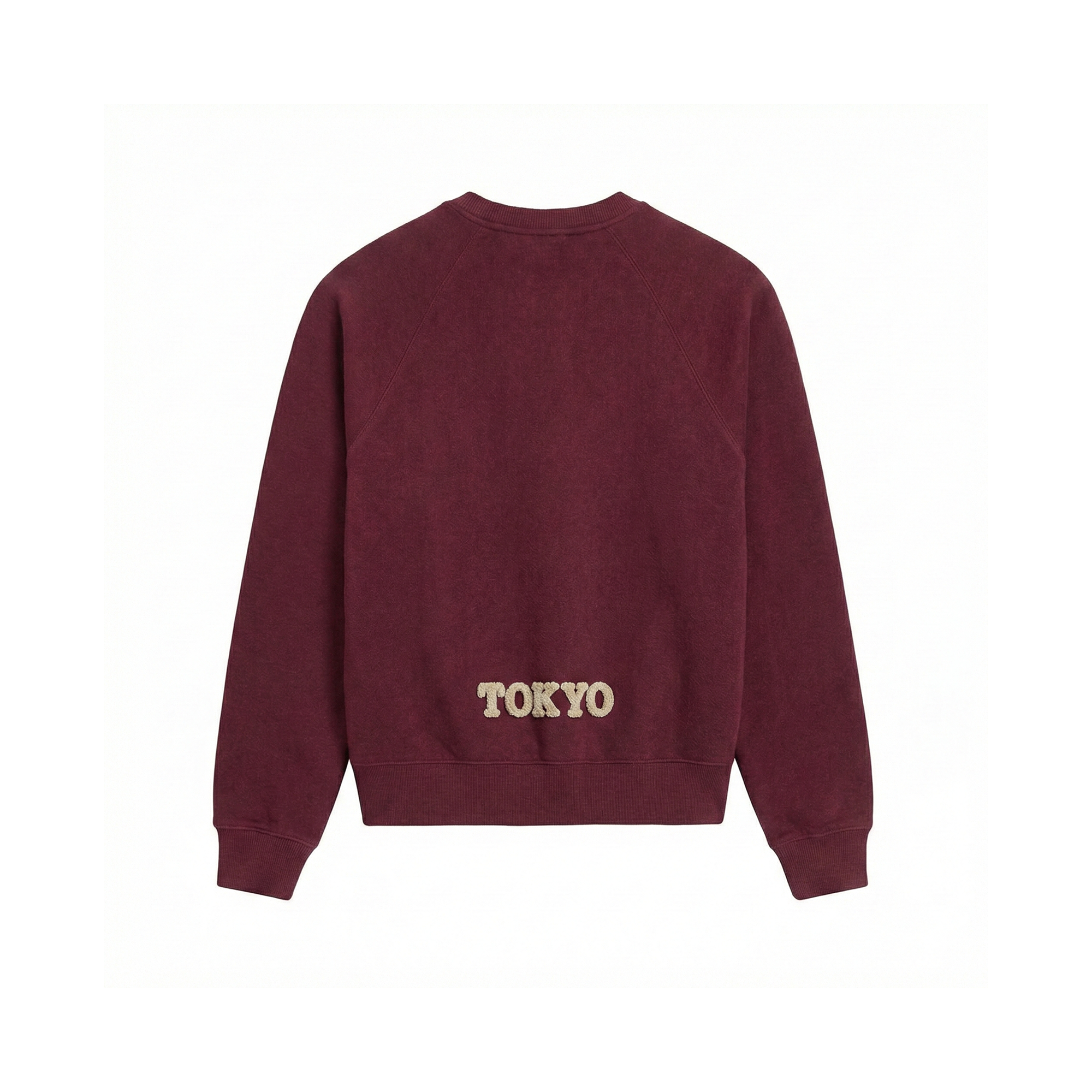 Bouclé Typo Logo Sweatshirt_ネイビー