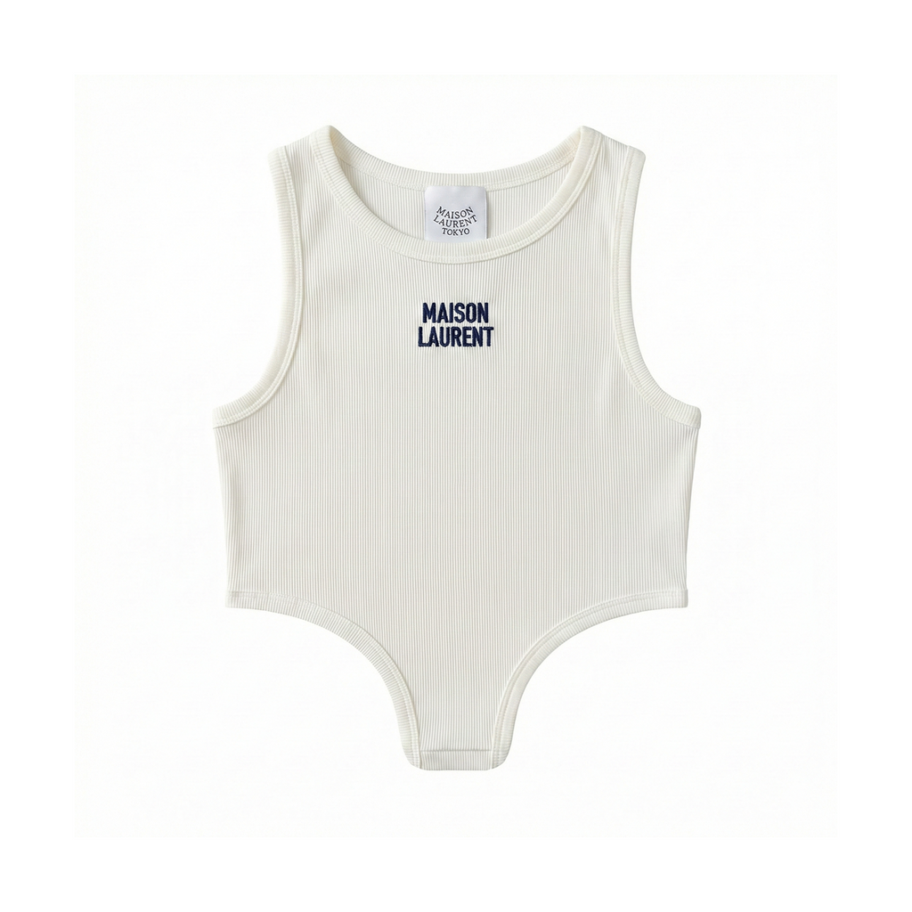 HIGH-CUT TANK TOP_グレー