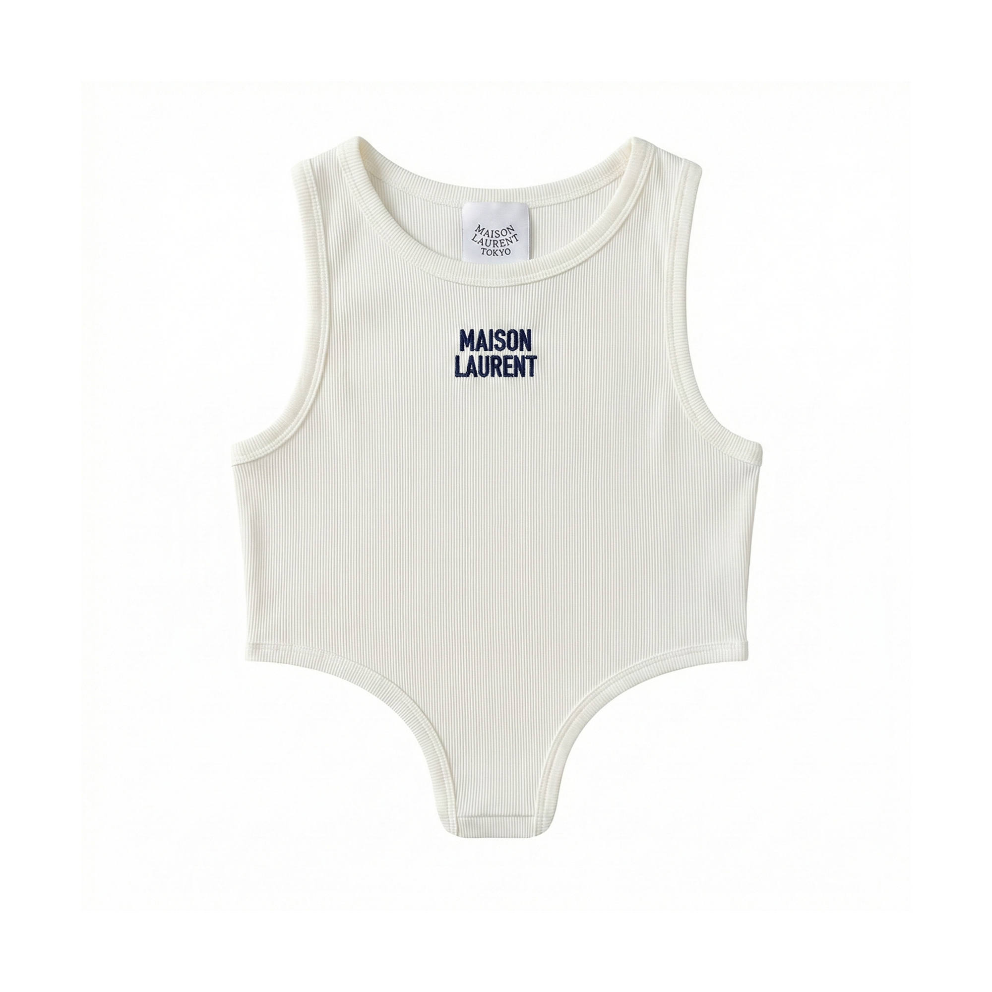 HIGH-CUT TANK TOP_グレー