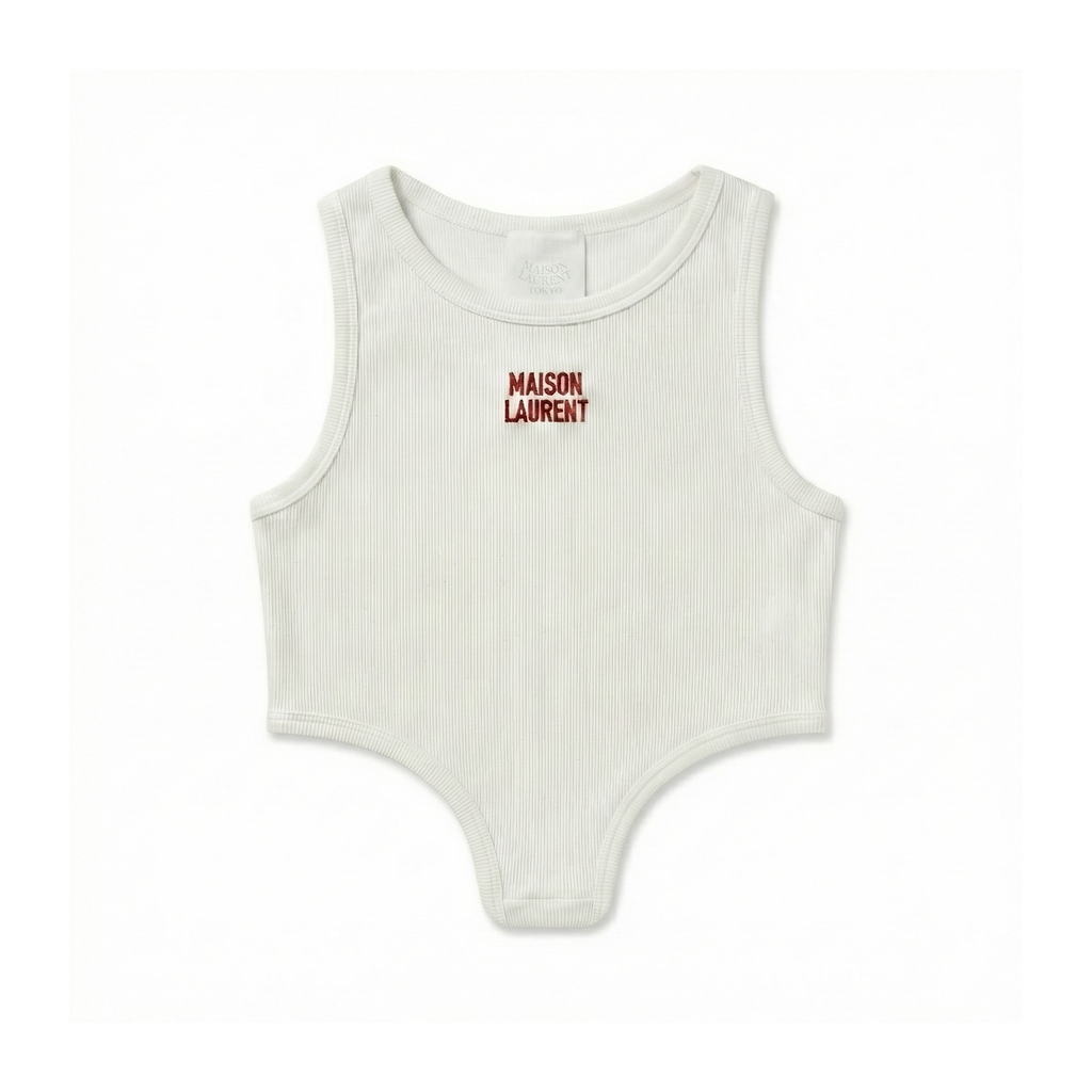 HIGH-CUT TANK TOP_グレー