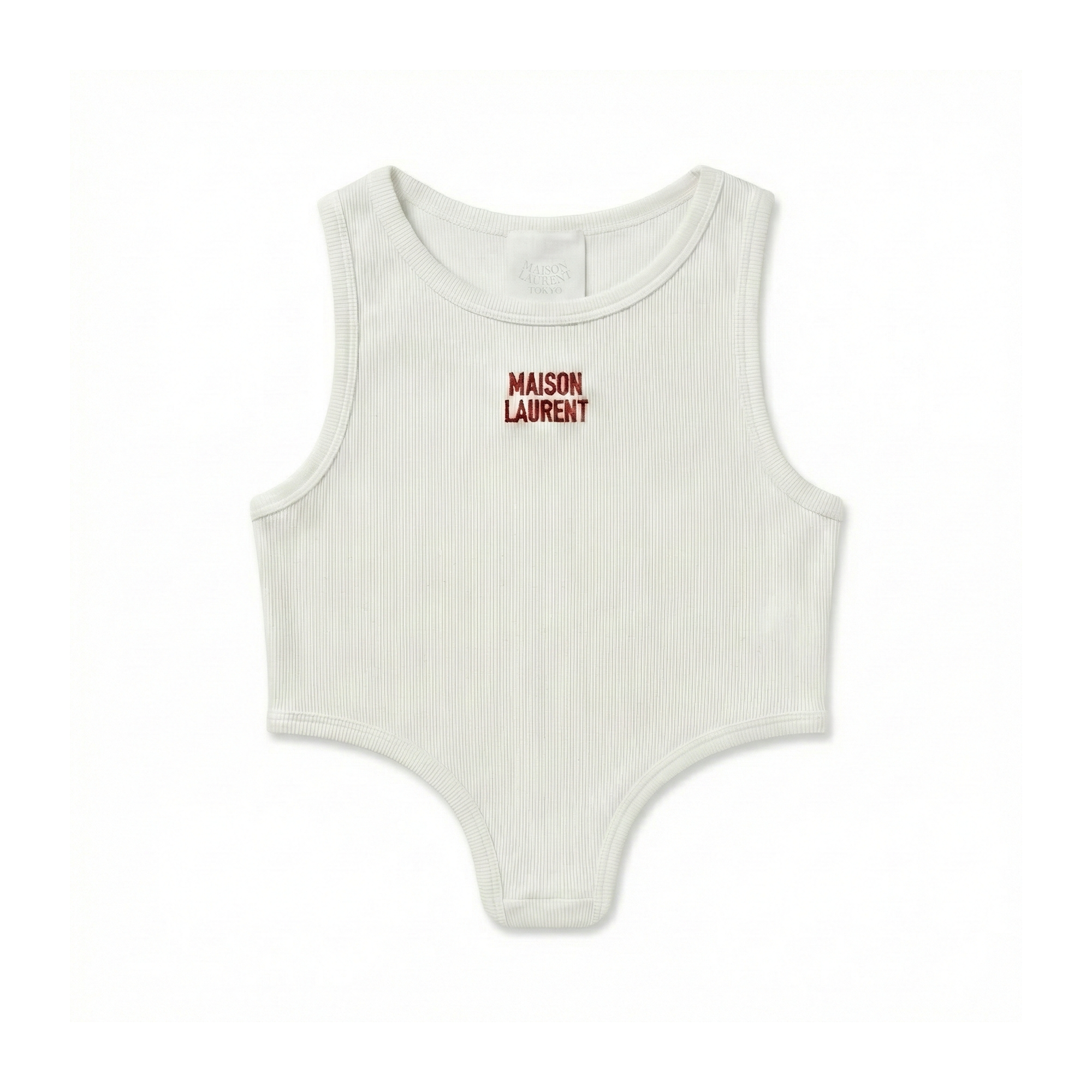 HIGH-CUT TANK TOP_グレー